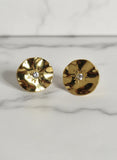 Golden Disc Studs
