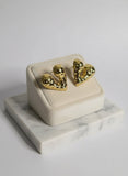 Dotted Heart Studs