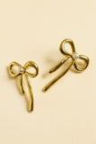 Ribbon Pearl Studs