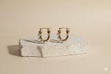 Pearl Curve Hoops