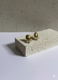 Golden Oval with Pearls