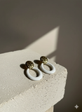 Frosted Oval Drops