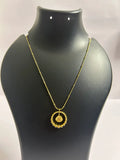 Golden Tide Circle Necklace