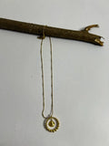 Golden Tide Circle Necklace