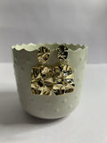 Abstract Textured Square Earrings