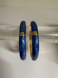 Blue Enamel Kada