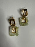 Lush Square Hang Earrings