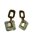 Lush Square Hang Earrings