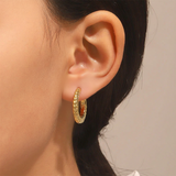 Golden Bold Hoops