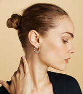Pearl Curve Hoops