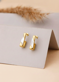 Golden Half Hoops