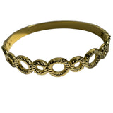Textured Circles Golden Kada