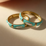 Aqua Enamel Kada