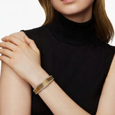 Diamond Edge Meander Bracelet