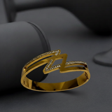 Diamond Thunder Golden Bracelet