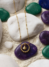 Golden Tide Circle Necklace