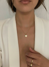 Melted Heart Necklace