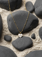 Melted Heart Necklace