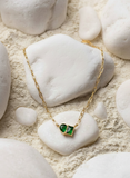 Geo Emerald Charm