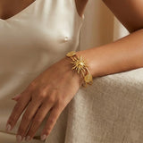 Sunbeam Center Adjustable Circle Bracelet