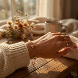 Three Hearts Delight Gold Bracelet