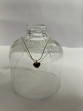 Black Heart Charm Necklace