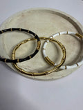 Sleek Bamboo Bangle Bracelet - Combo