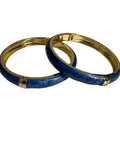 Blue Enamel Kada