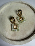 Lush Square Hang Earrings