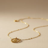 Golden Tide Circle Necklace