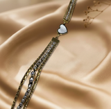 Heart Glow Diamond Chain Bracelet