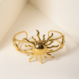 Sunbeam Center Adjustable Circle Bracelet