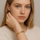 Bold Oval Link Chain Bracelet