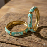 Aqua Enamel Kada